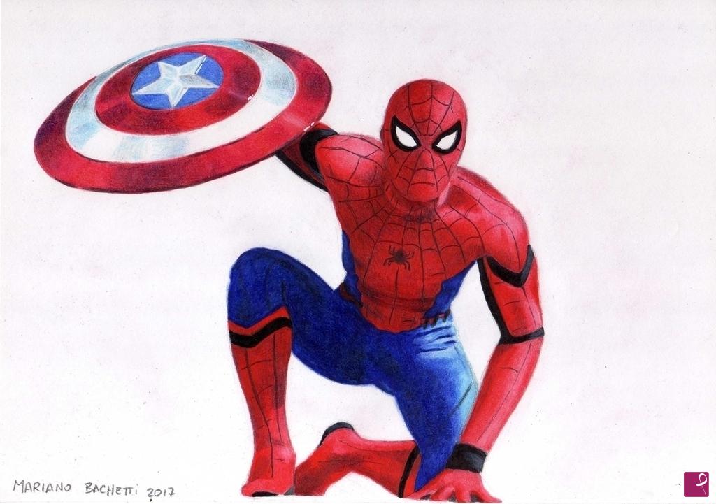 quadri in vendita online - Spider-Man Homecoming - 2017