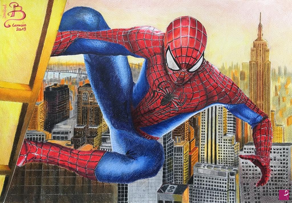 quadri in vendita online - Spiderman in New York