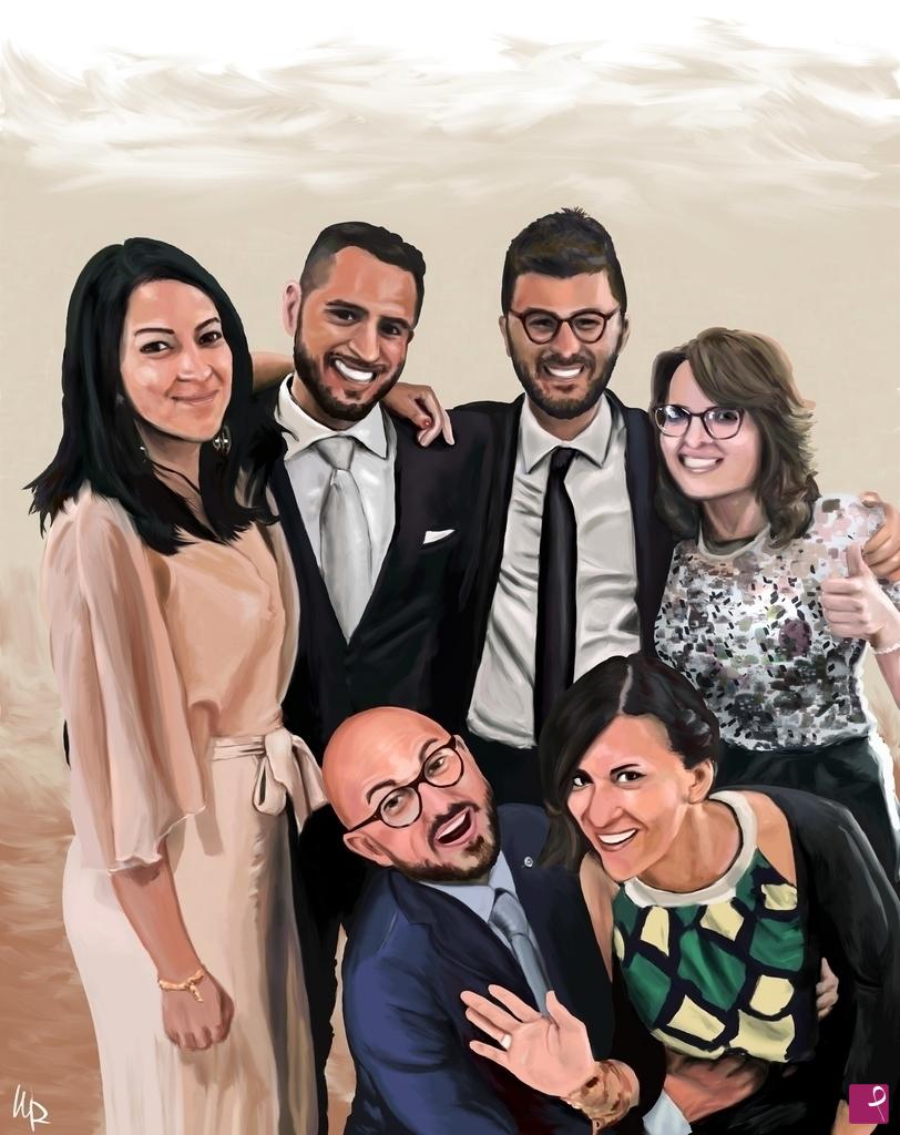 quadri in vendita online - Sposi e testimoni