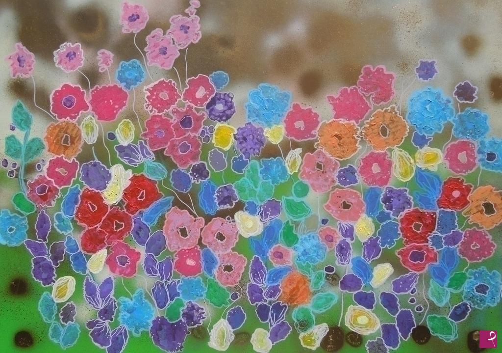 quadri in vendita online - Spring flowery patterns - 496