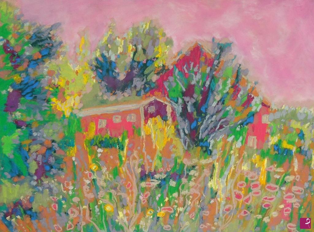 quadri in vendita online - Springtime little houses - 541