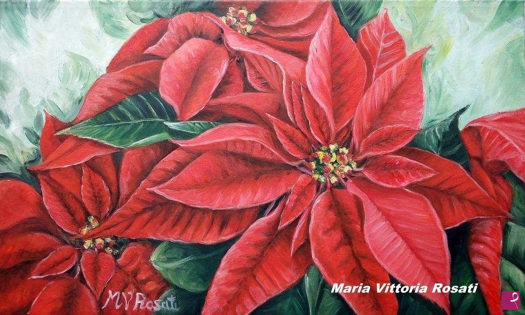 quadri in vendita online - Stella di Natale 