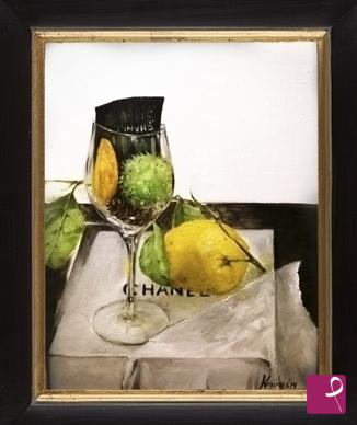 quadri in vendita online - Still Life with lemons