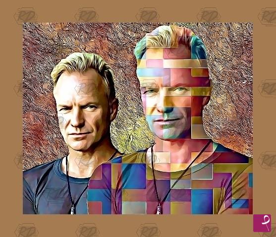 quadri in vendita online - Sting Marrone 