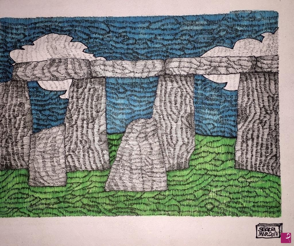 quadri in vendita online - Stonehenge 