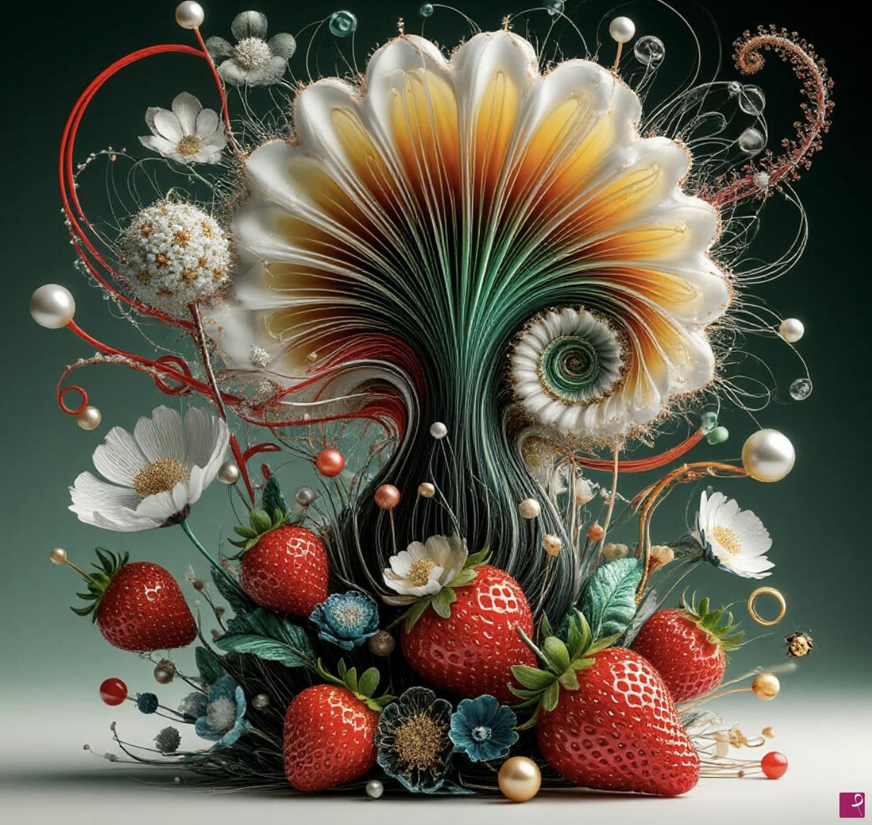 quadri in vendita online - Strawberry bush