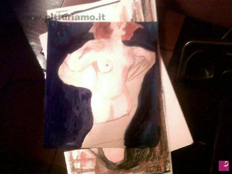 quadri in vendita online - studio di nudo