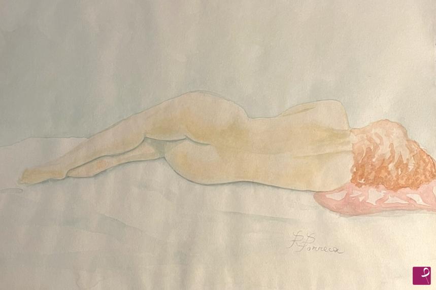 quadri in vendita online - Studio di nudo