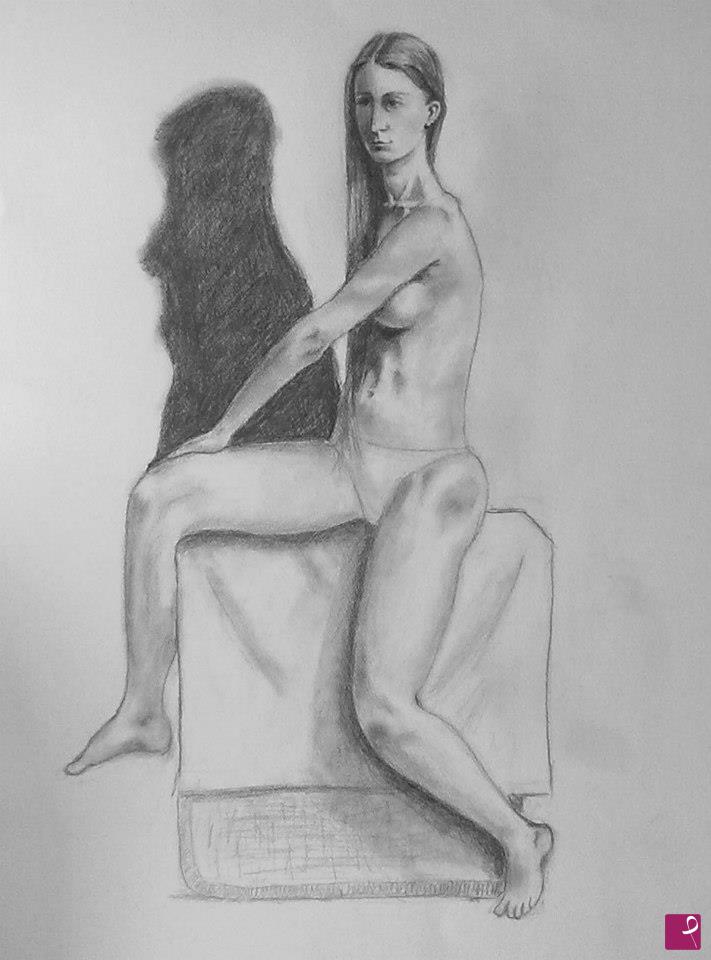 quadri in vendita online - Studio di nudo