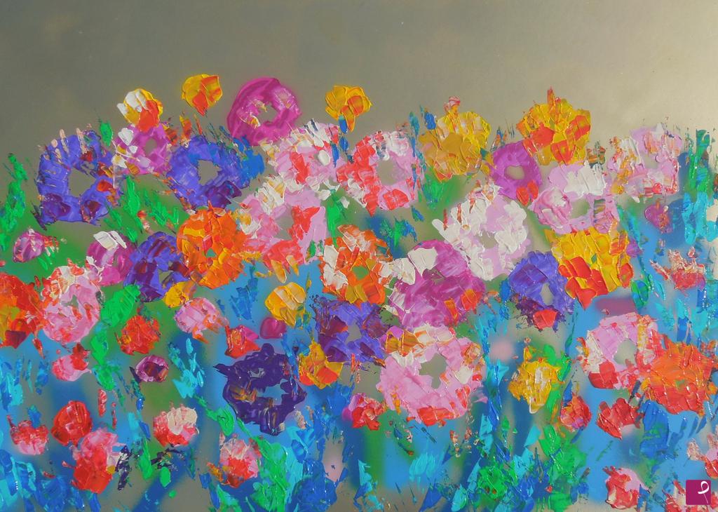 quadri in vendita online - Summer breeze among the flowers - 388