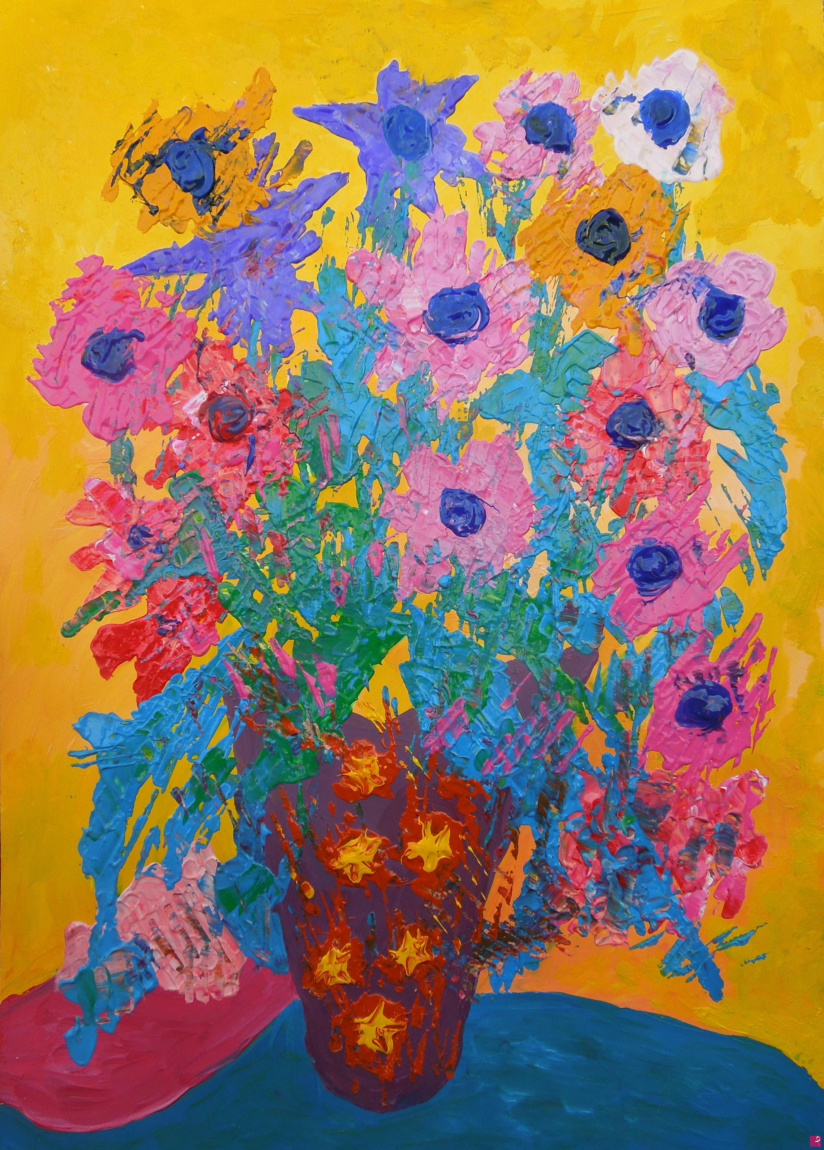 quadri in vendita online - Sunny autumn flowers - 617