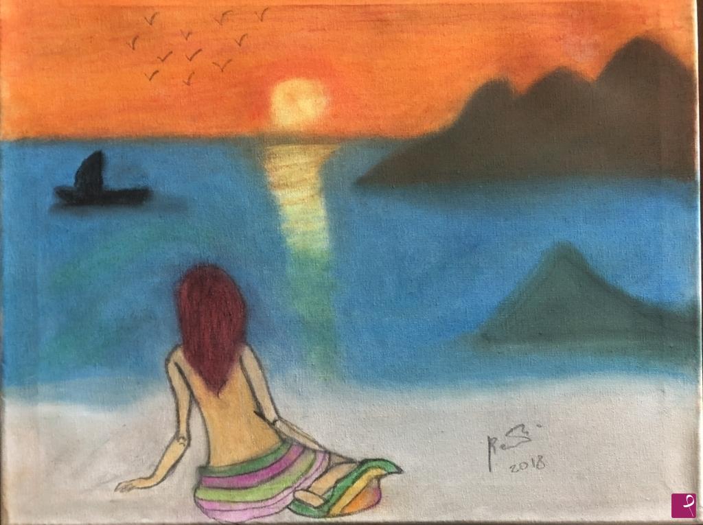 quadri in vendita online - Sunset - 2018