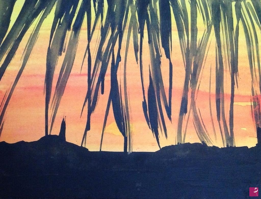 quadri in vendita online - Sunset