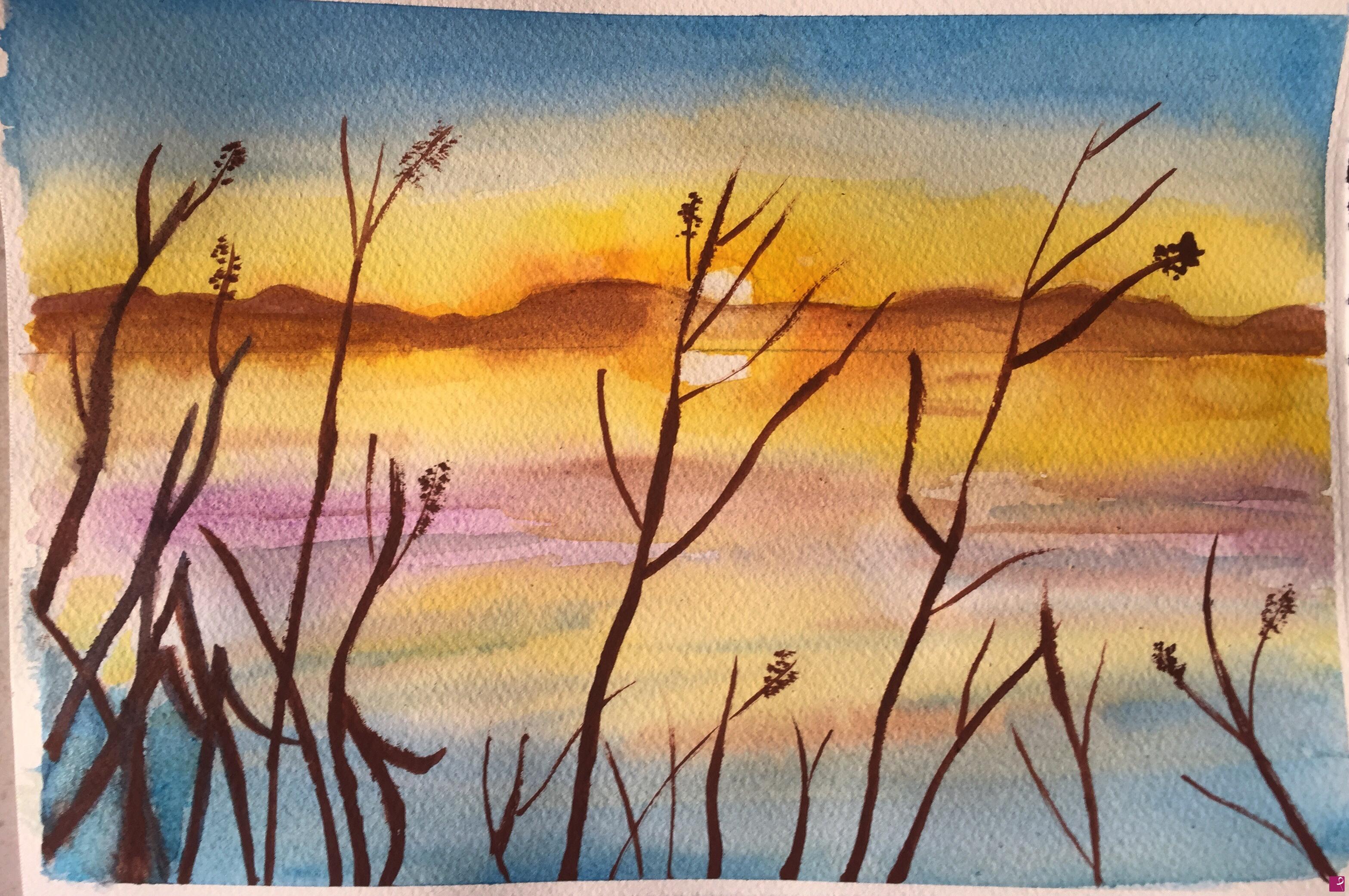 quadri in vendita online - Sunset 
