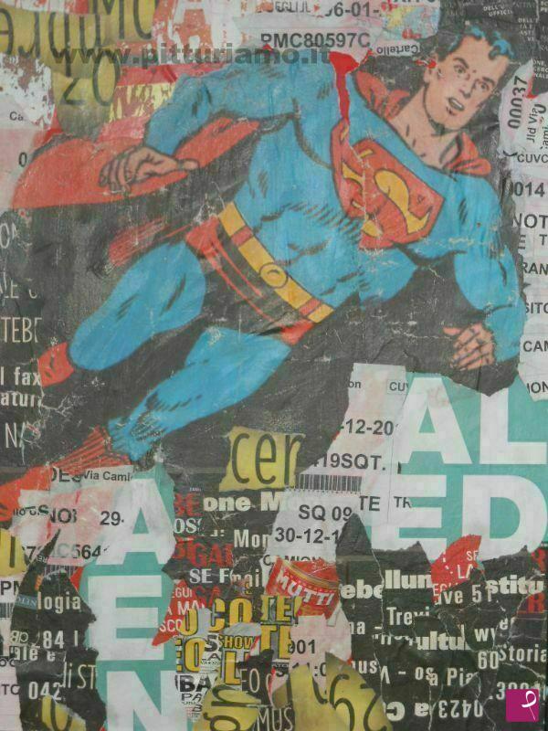 quadri in vendita online - super superman