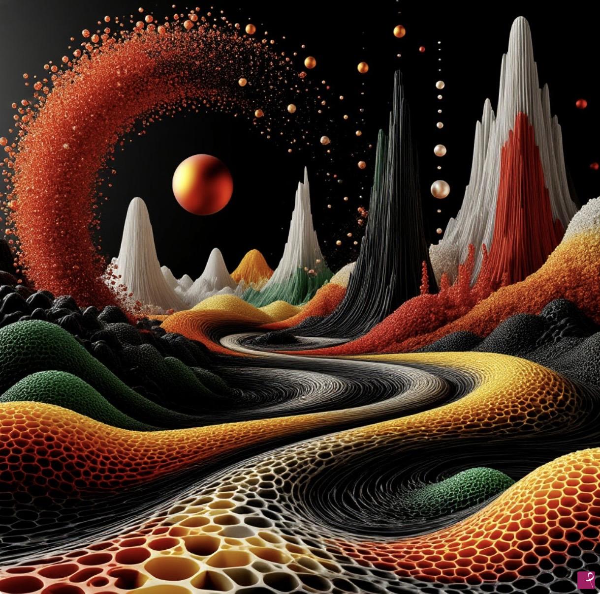 quadri in vendita online - Surface of the Moon