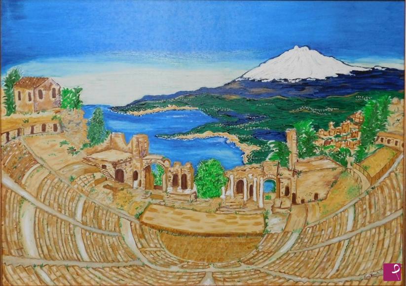 quadri in vendita online - TEATRO GRECO TAORMINA