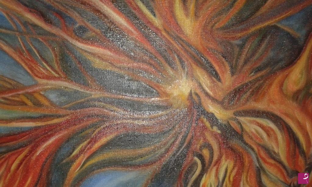 quadri in vendita online - Tempesta solare