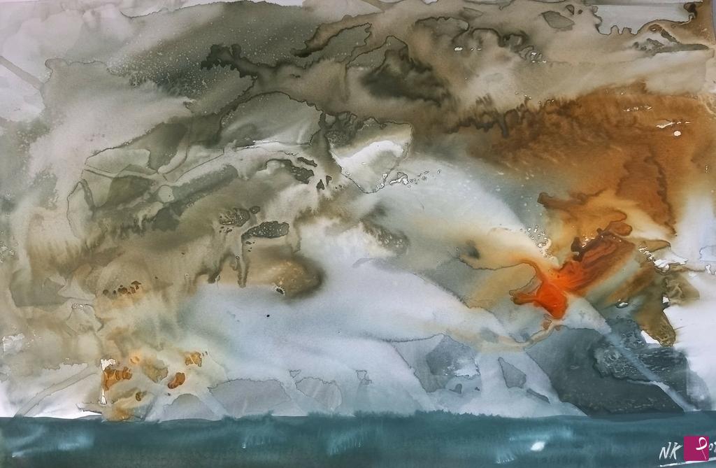 quadri in vendita online - Tempesta sul mare