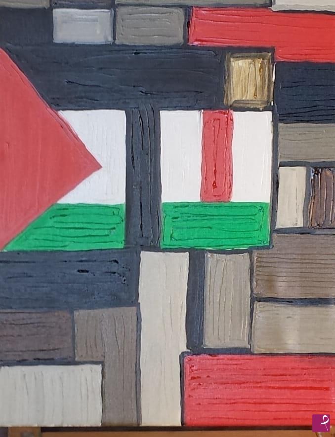 quadri in vendita online - Terra ai Palestinesi