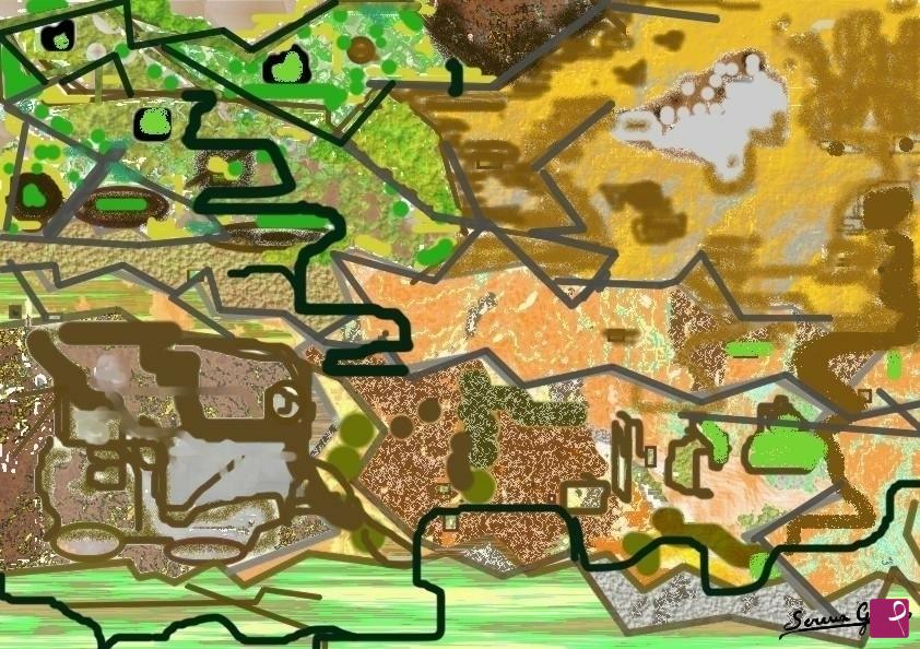 quadri in vendita online - terra (la discarica)