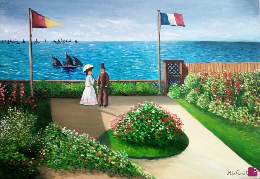 quadri in vendita online - TERRACE AT SAINTE ADRESSE 