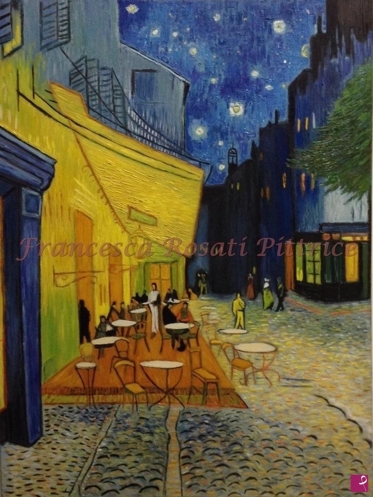 quadri in vendita online - TERRAZZA DEL CAFE' LA SERA, PLACE DU FORUM ARLES