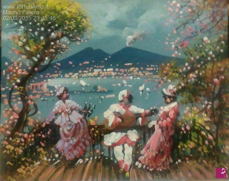 quadri in vendita online - TERRAZZINO SUL GOLFO