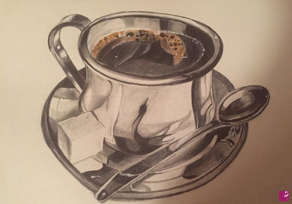 quadri in vendita online - The cup of Coffee 