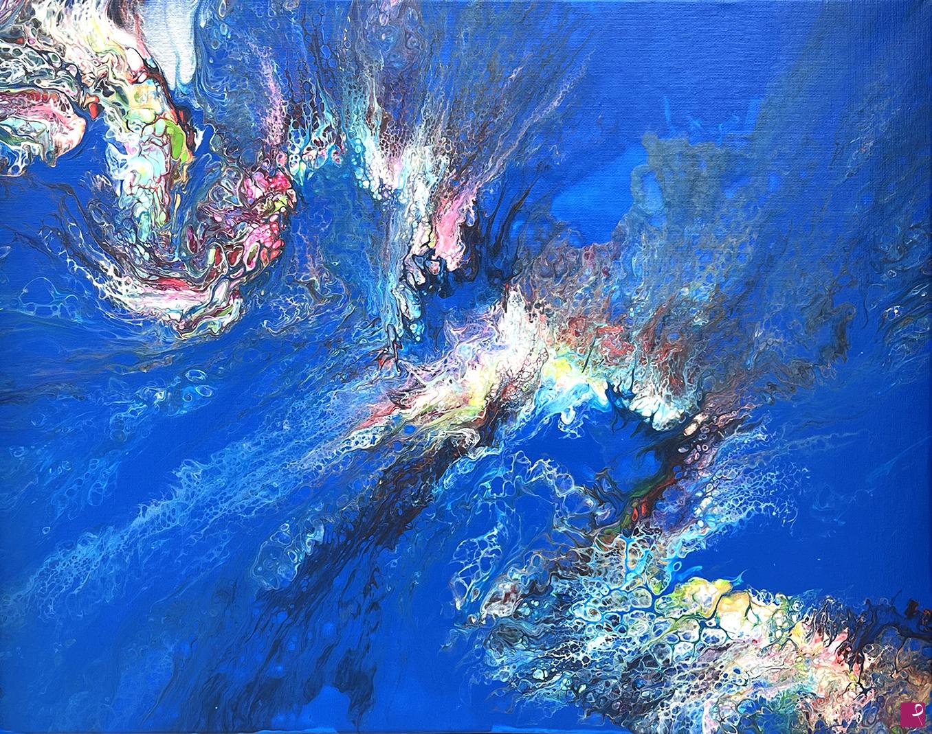 quadri in vendita online - The deepest blue as my deepest dream