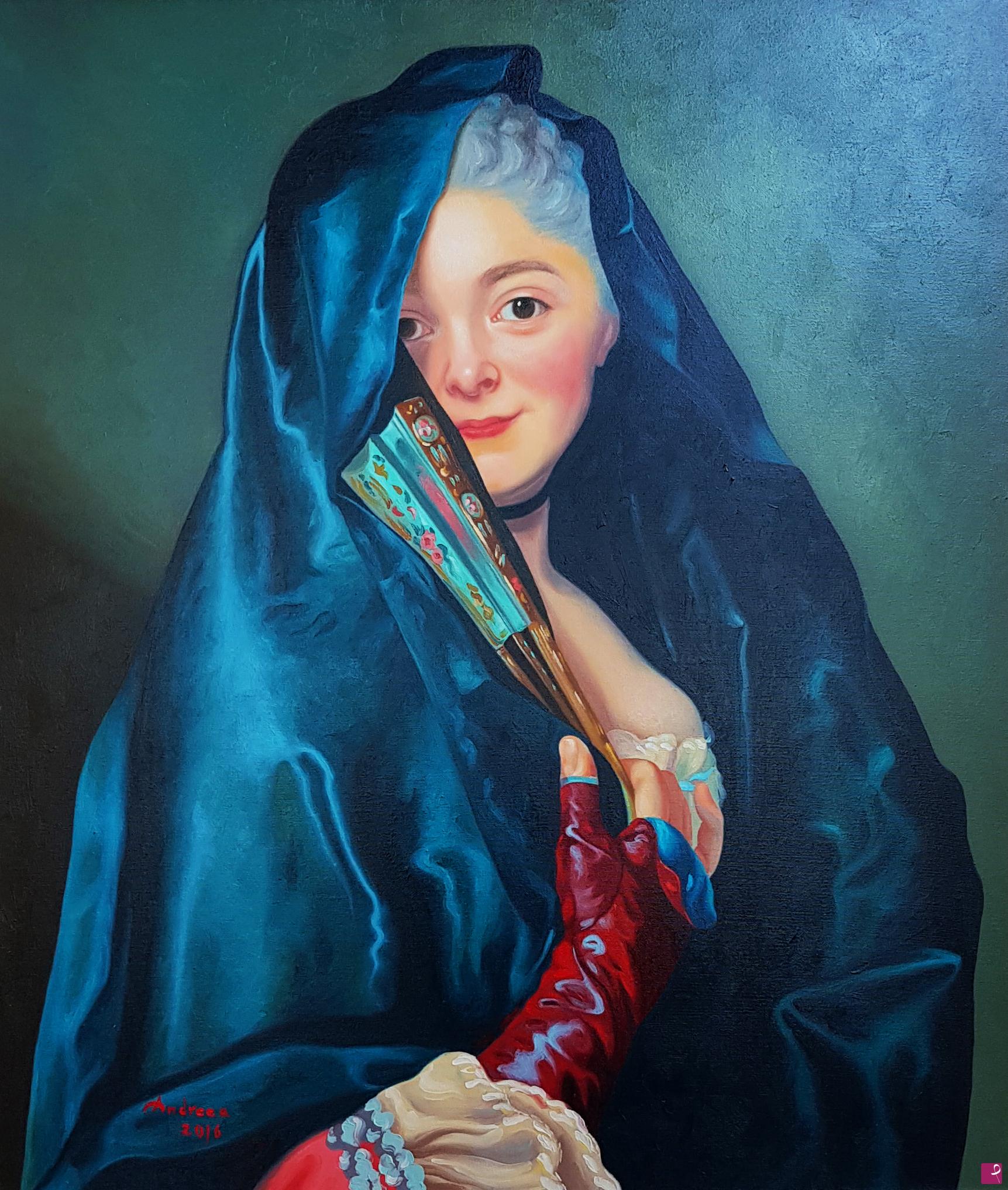 quadri in vendita online - The lady with the veil
