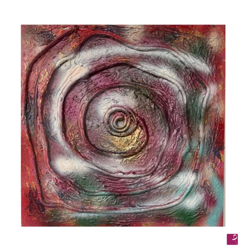 quadri in vendita online - The line of an ecentric destiny 