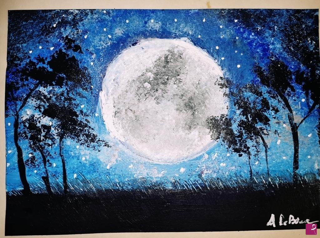 quadri in vendita online - The moon