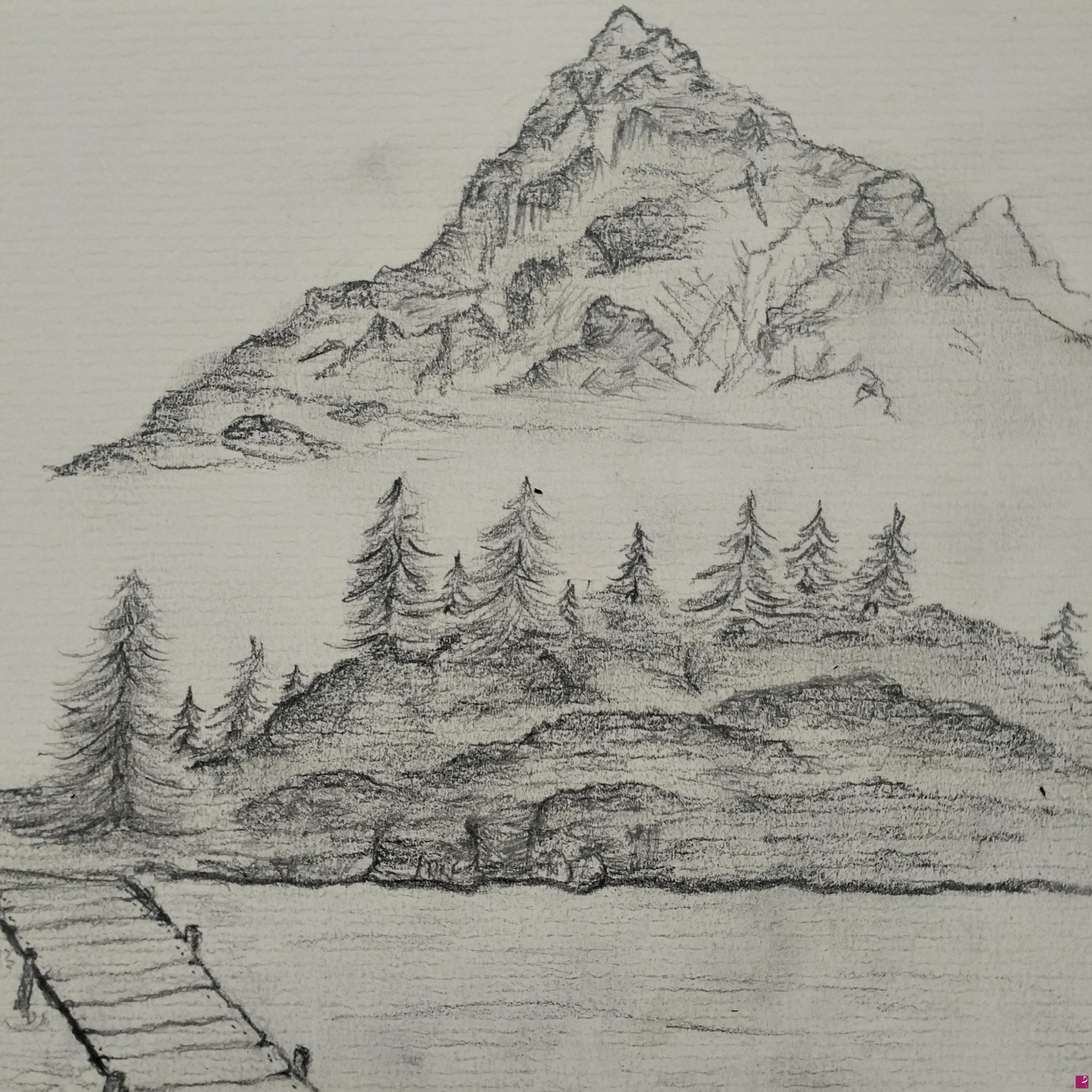 quadri in vendita online - The Mountain 