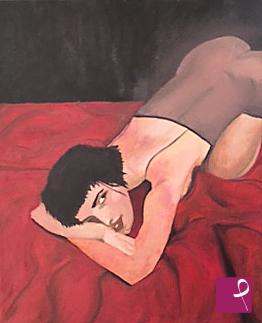 quadri in vendita online - The Red Bed