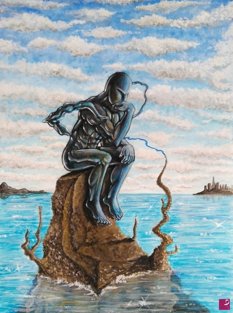 quadri in vendita online - The thinker