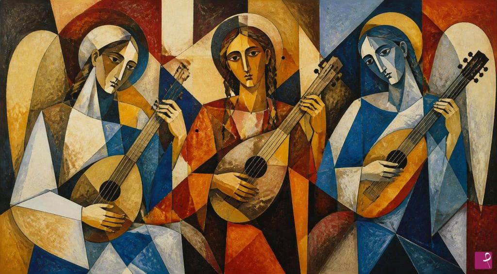 quadri in vendita online - The Three Harmonic Messengers