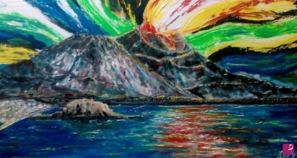 quadri in vendita online - the vesuvius