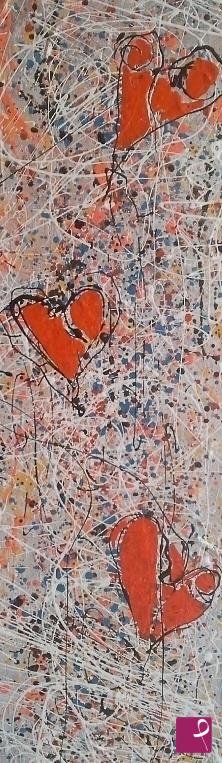 quadri in vendita online - three hearts
