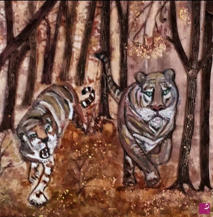 quadri in vendita online - Tigers