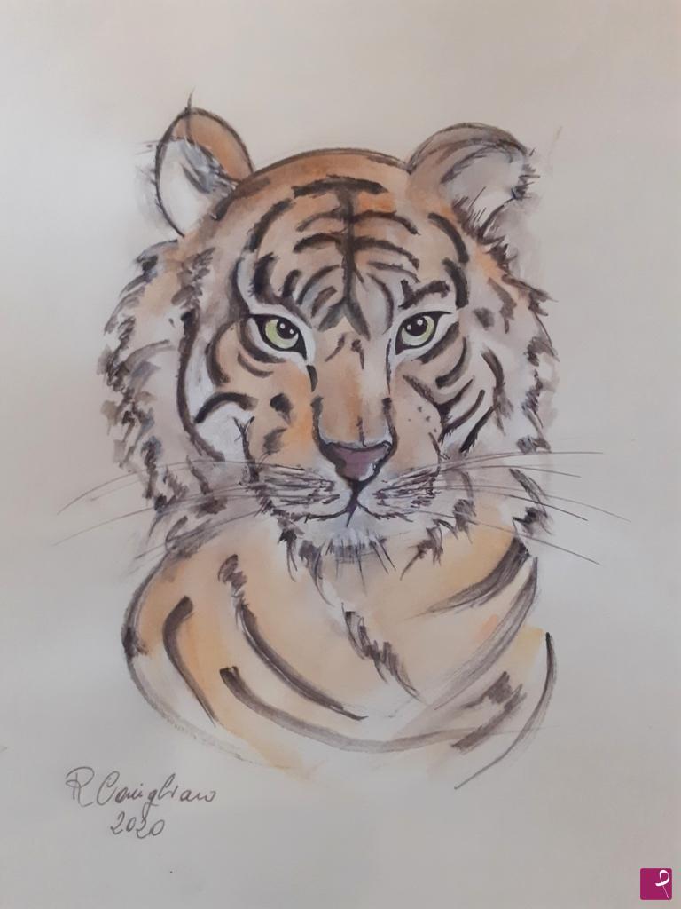 quadri in vendita online - Tigre