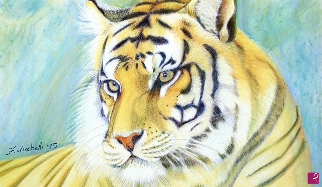 quadri in vendita online - Tigre