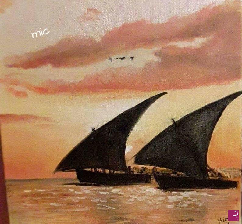 quadri in vendita online - Tramonto 