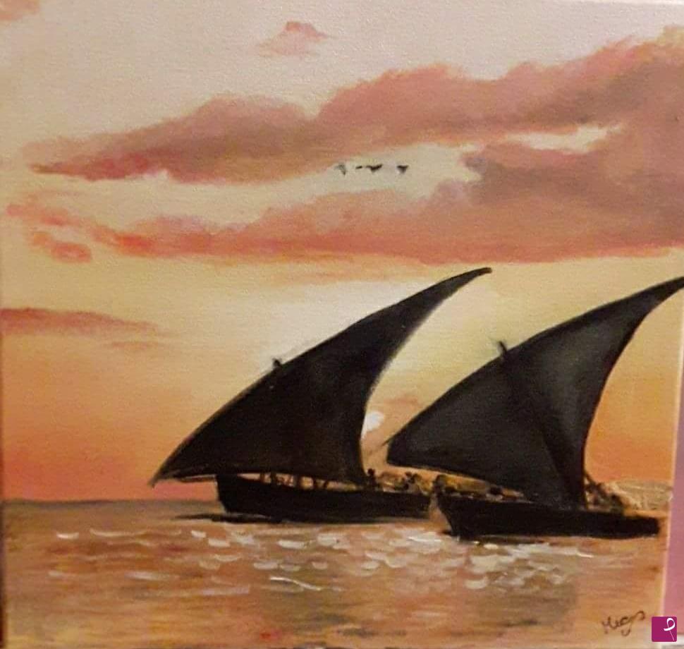 quadri in vendita online - Tramonto 