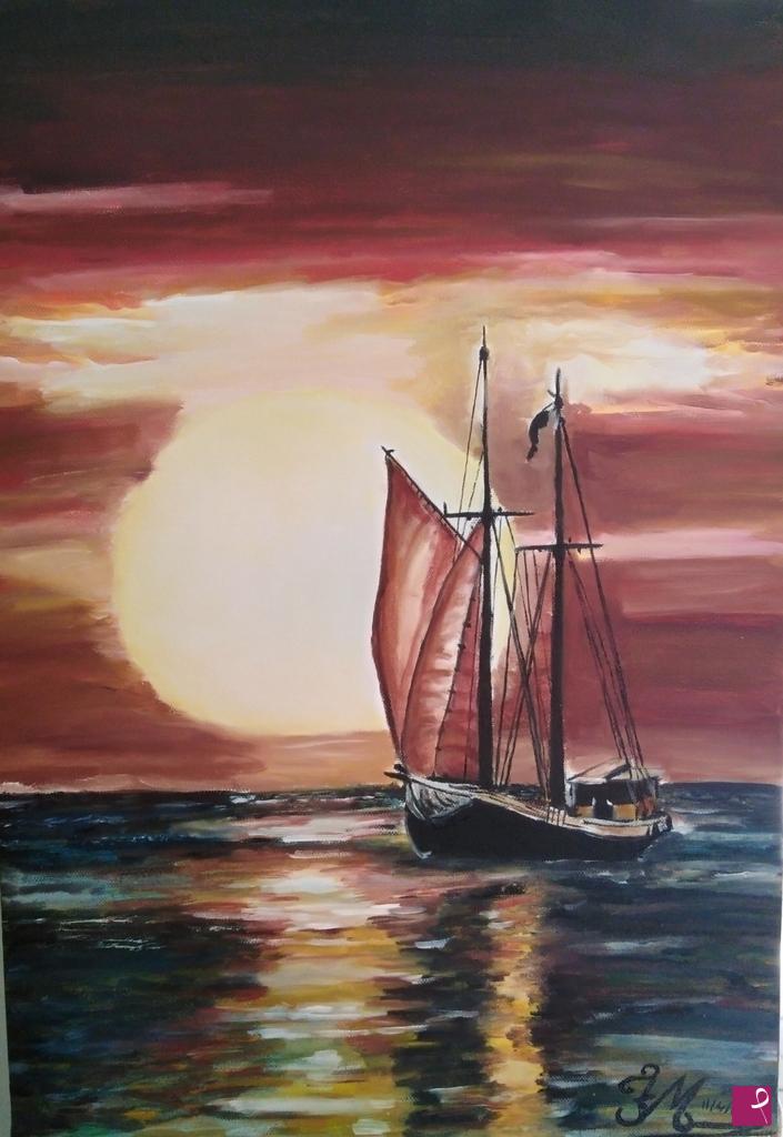 quadri in vendita online - Tramonto
