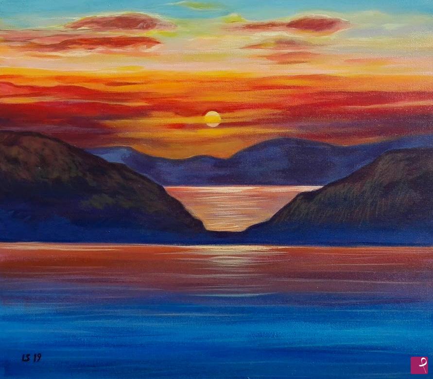 quadri in vendita online - Tramonto