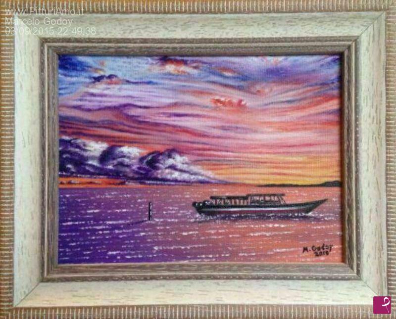 quadri in vendita online - Tramonto 2