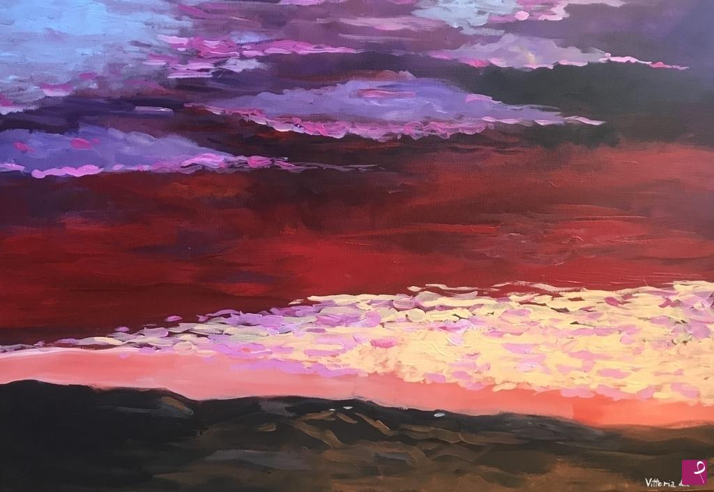 quadri in vendita online - Tramonto 