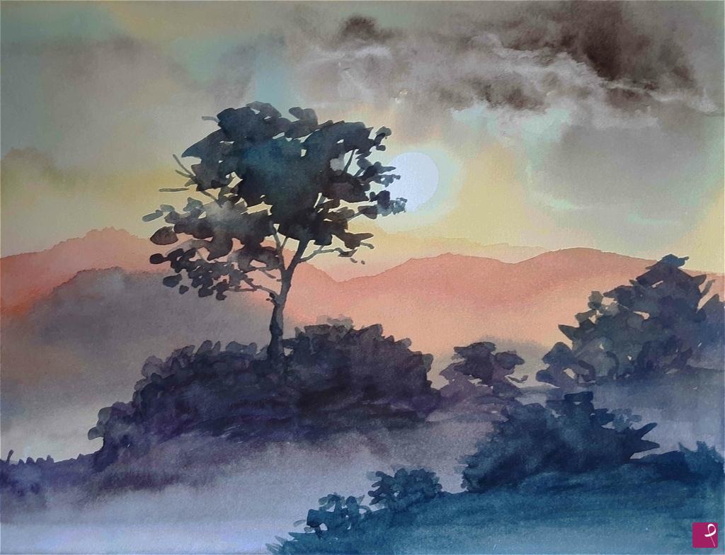 quadri in vendita online - tramonto 