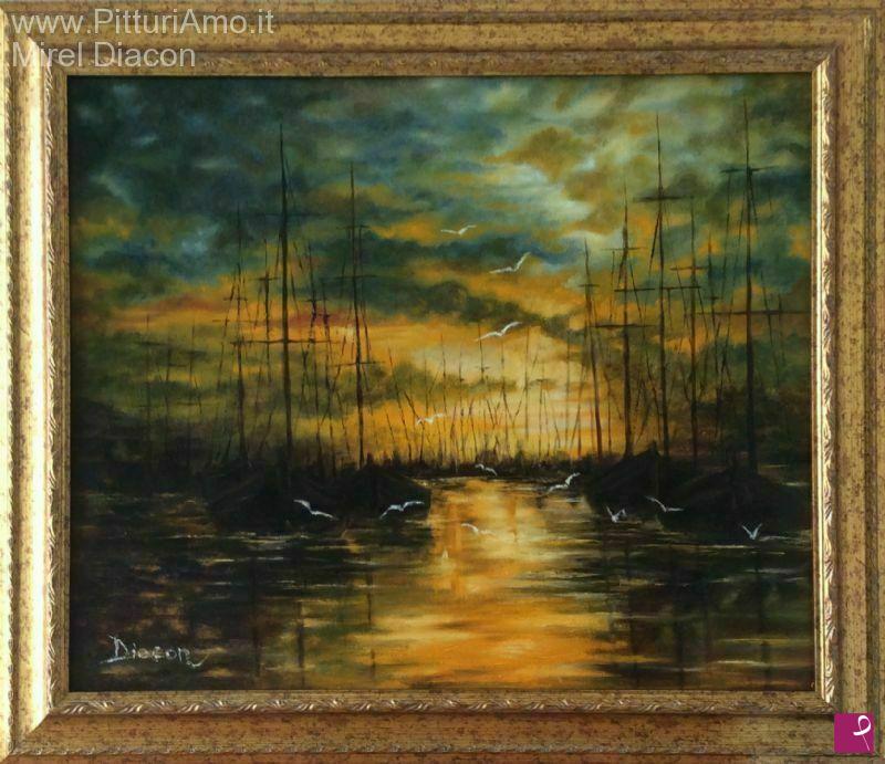 quadri in vendita online - Tramonto
